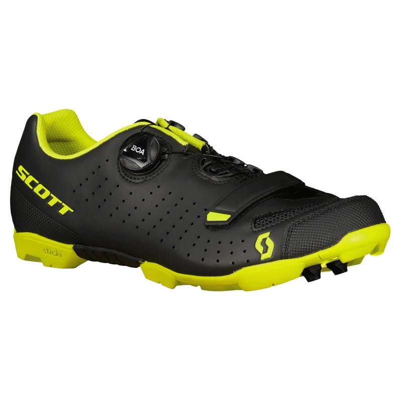 MTB Kolesarski Čevlji SCOTT COMP BOA črno/rumena