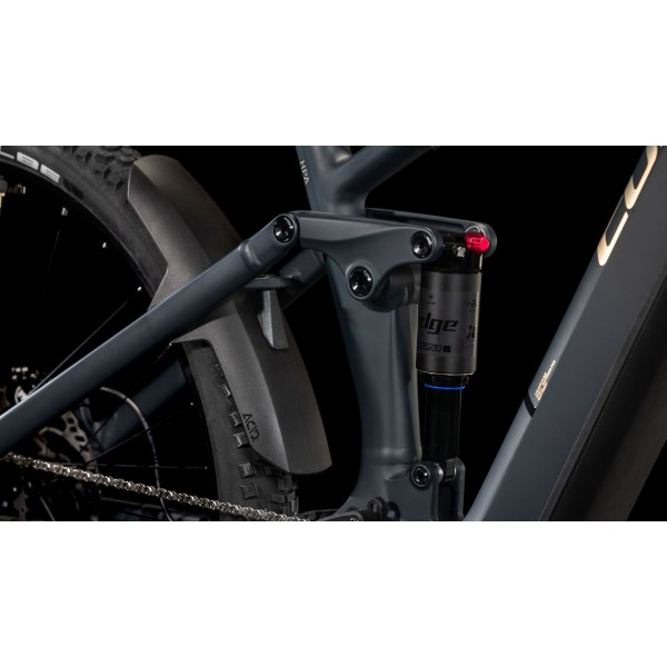 Električno Gorsko Kolo CUBE STEREO HYBRID ONE22 PRO 800 2025 Night'n'chrome