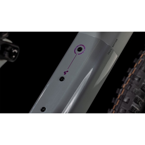 Električno gorsko Kolo CUBE AMS HYBRID ONE44 C:68X TM 400X swampgrey'n'purpleflex