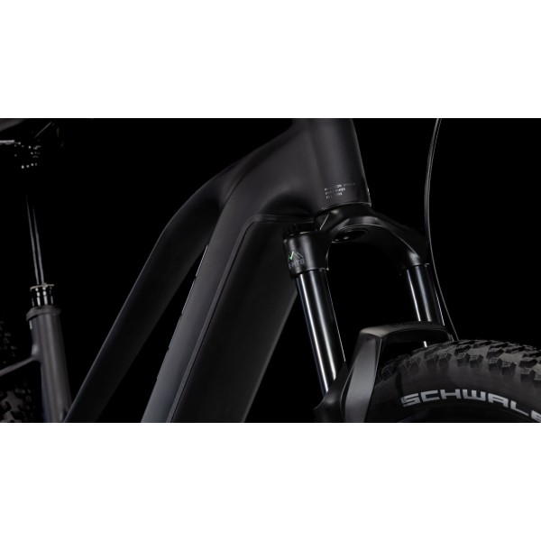 Električno Gorsko Kolo CUBE REACTION HYBRID PERFORMANCE 625 Trapeze night'n'black 2025