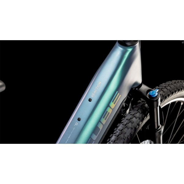 Električno Gorsko Kolo CUBE REACTION HYBRID PRO 600 EasyEntry 2025 smaragdgrey'n'prism