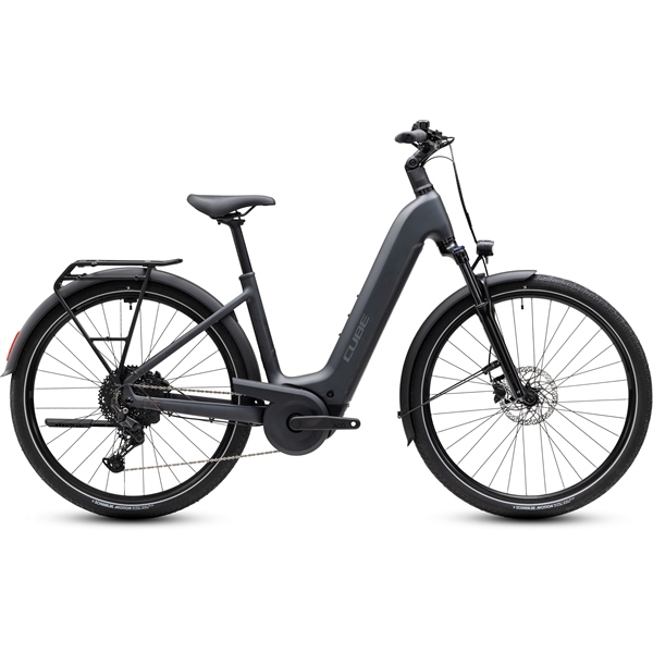 Električno Kolo CUBE TOURING HYBRID ONE 600 Easy Entry grey'n'coolgrey