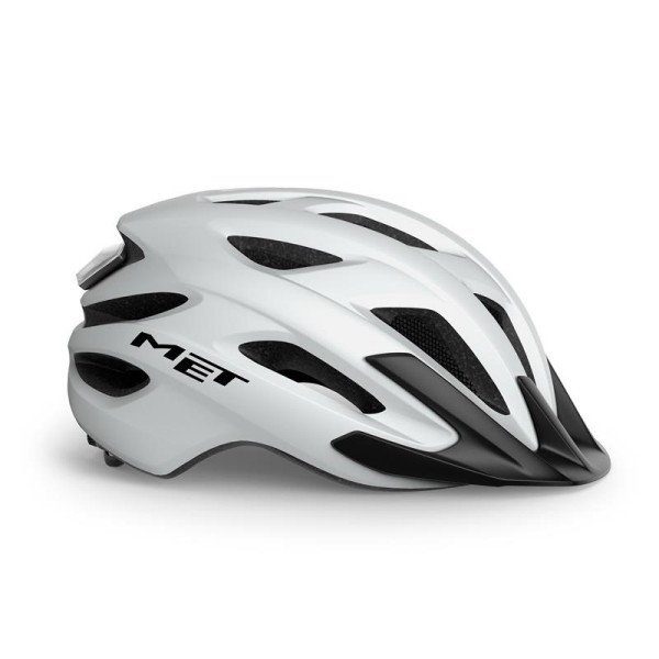 Kolesarska Čelada MET CROSSOVER Bela