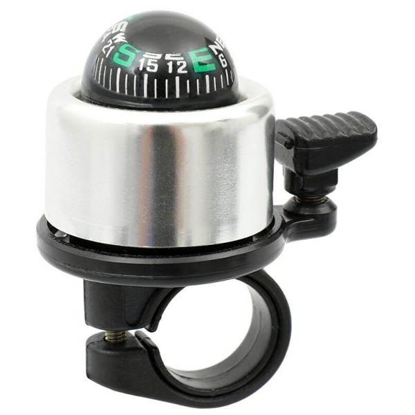 Zvonec KOMPAS črn/srebrn