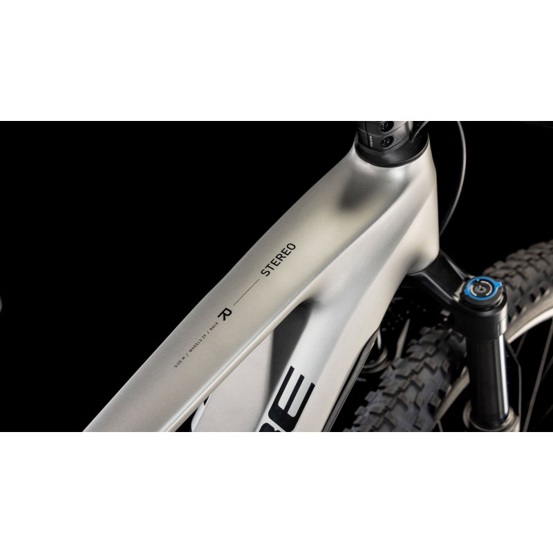 Električno Gorsko Kolo CUBE STEREO HYBRID ONE22 RACE 800 2025 Silver'n'black