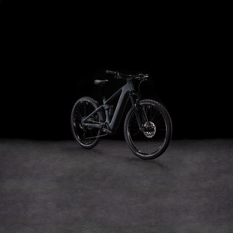 Električno Gorsko Kolo CUBE STEREO HYBRID ONE22 PRO 800 2025 Night'n'chrome