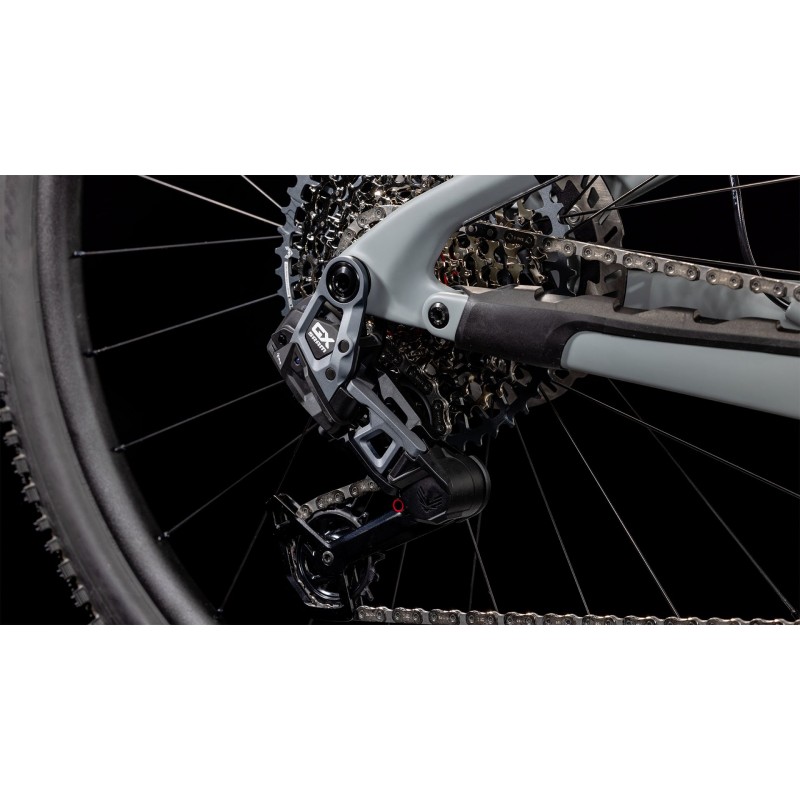 Električno gorsko Kolo CUBE AMS HYBRID ONE44 C:68X TM 400X swampgrey'n'purpleflex