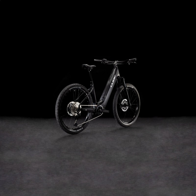 Električno Gorsko Kolo CUBE REACTION HYBRID RACE 800 EasyEntry 2025 black'n'metal