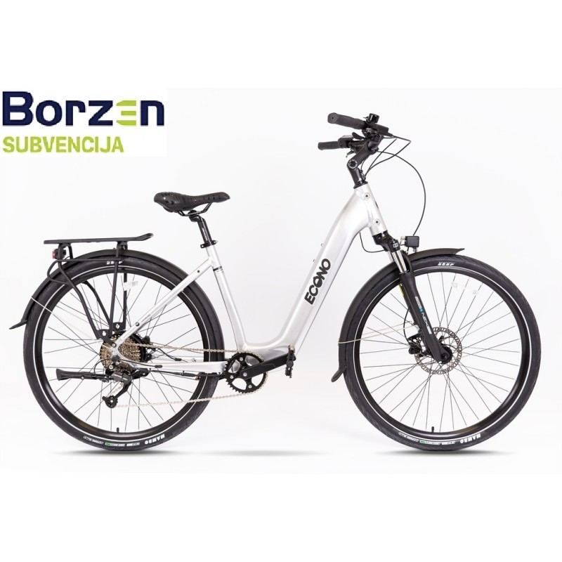 Električno Kolo ECONO APES CITY EER4 700 Wh Alu Siva 2025