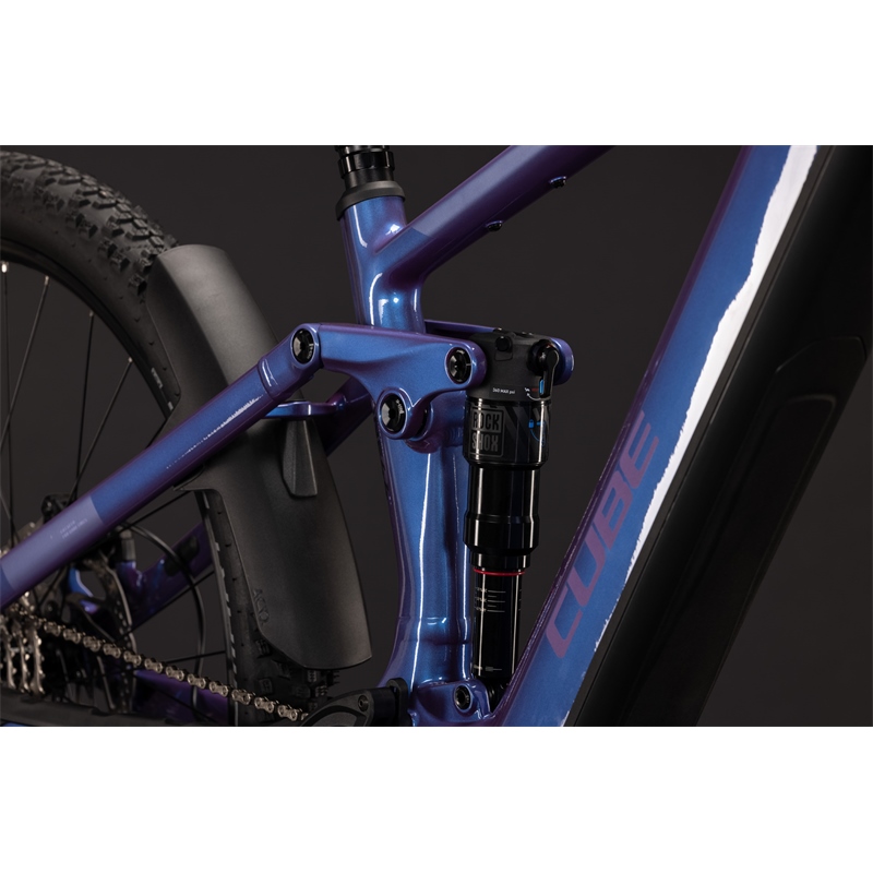 Električno Kolo CUBE STEREO HYBRID ONE44 PRO 800 blueiris'n'purple