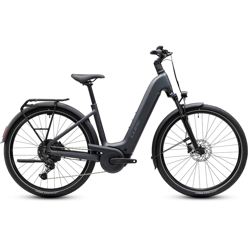 Električno Kolo CUBE TOURING HYBRID ONE 600 Easy Entry grey'n'coolgrey