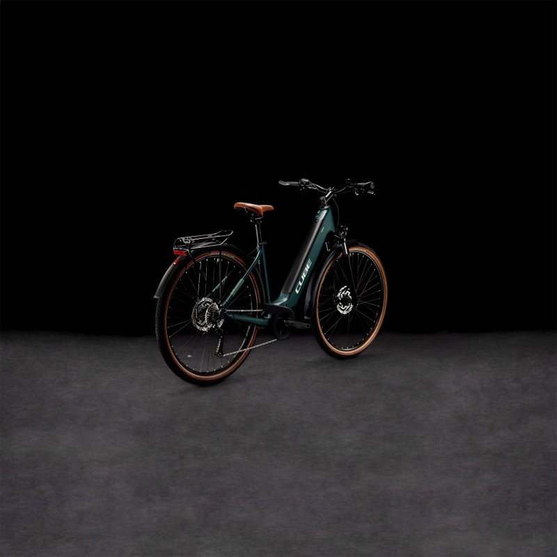 Električno Kolo CUBE TOURING HYBRID ONE 625 2024 Easy Entry Darkgreen'n'green