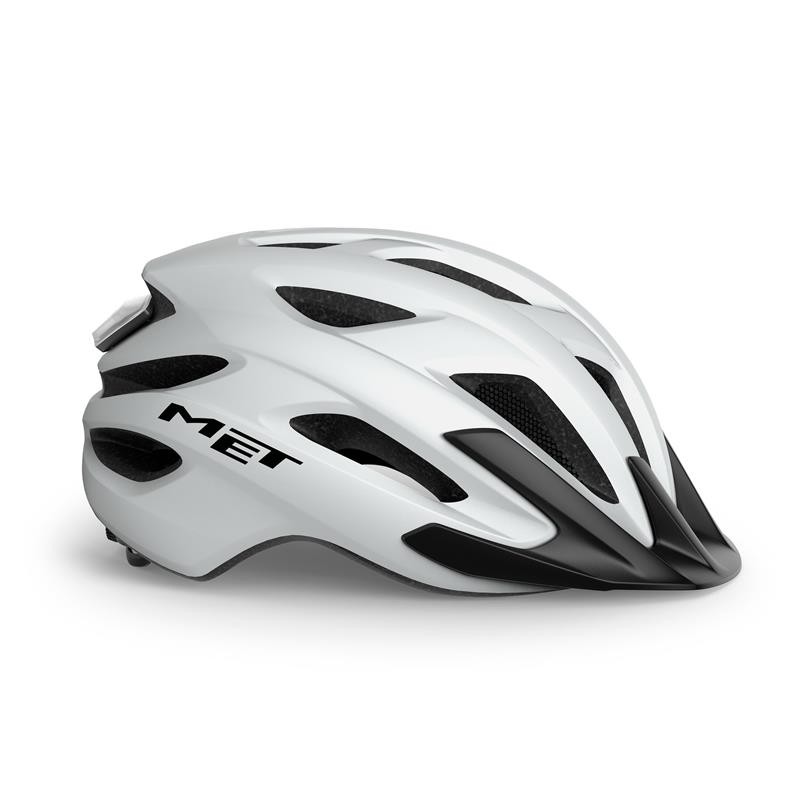 Kolesarska Čelada MET CROSSOVER Bela