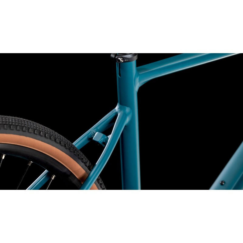 Gravel Kolo CUBE NUROAD ONE 2025 poseidongreen'n'black