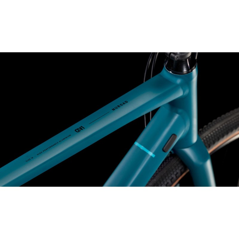 Gravel Kolo CUBE NUROAD ONE 2025 poseidongreen'n'black
