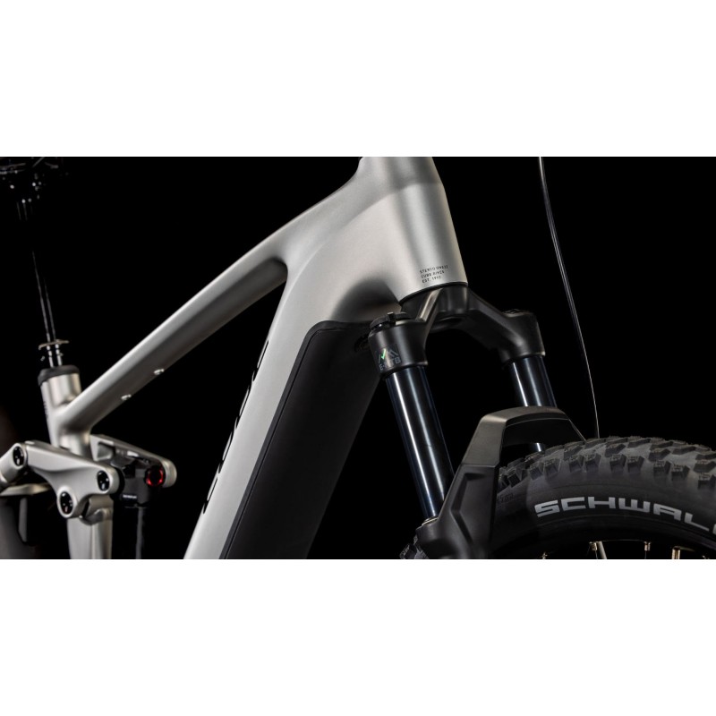 Električno Gorsko Kolo CUBE STEREO HYBRID ONE22 RACE 800 2025 Silver'n'black