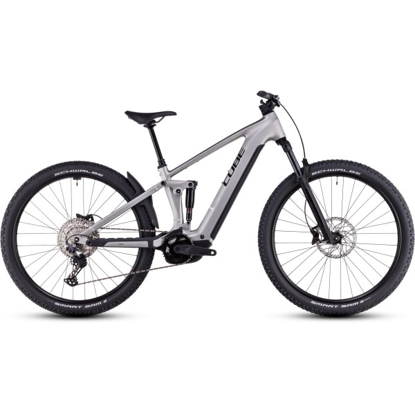 Električno Gorsko Kolo CUBE STEREO HYBRID ONE22 RACE 800 2025 Silver'n'black