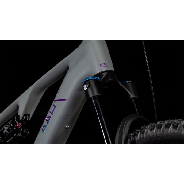 Električno gorsko Kolo CUBE AMS HYBRID ONE44 C:68X TM 400X swampgrey'n'purpleflex