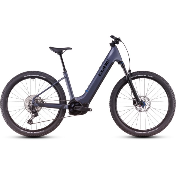 Električno Gorsko Kolo CUBE REACTION HYBRID PRO 800 EasyEntry 2025 metalicgrey'n'black