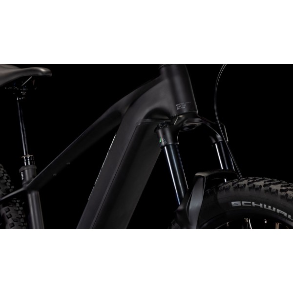 Električno Gorsko Kolo CUBE REACTION HYBRID RACE 800 2025 black'n'metal