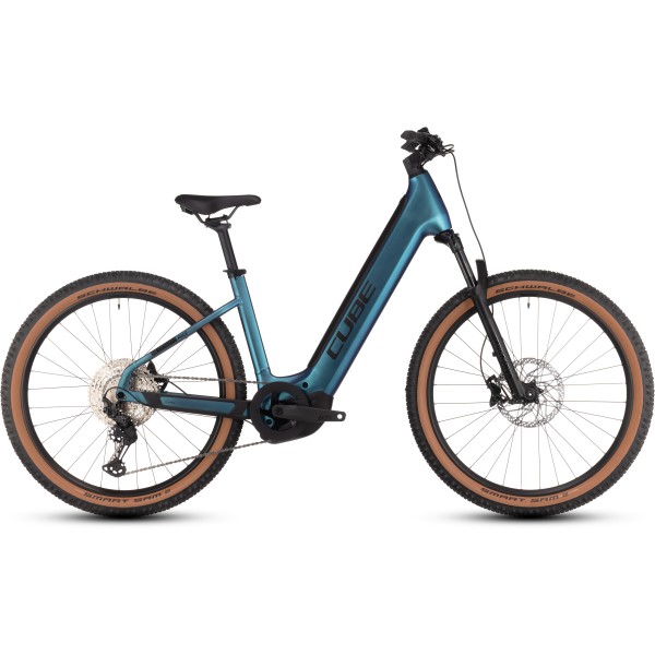 Električno Gorsko Kolo CUBE REACTION HYBRID RACE 625 EasyEntry 2024 switchblue'n'black