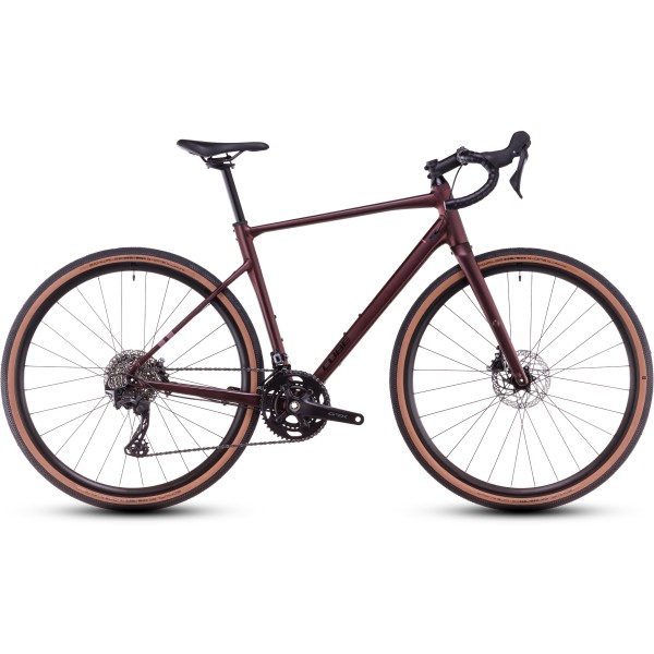 Gravel Kolo CUBE NUROAD RACE 2025 rubyred'n'gloss
