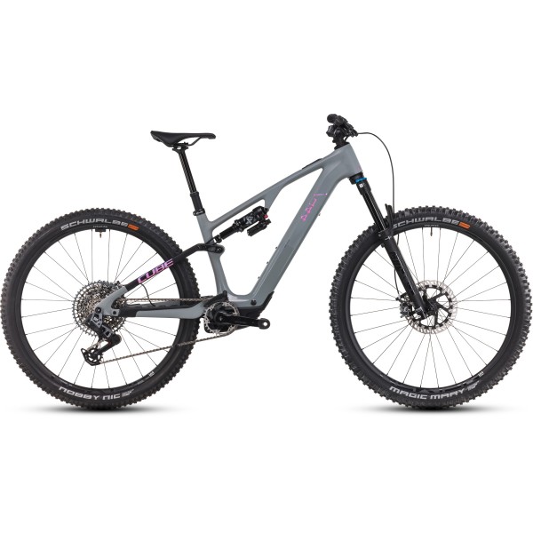 Električno gorsko Kolo CUBE AMS HYBRID ONE44 C:68X TM 400X swampgrey'n'purpleflex