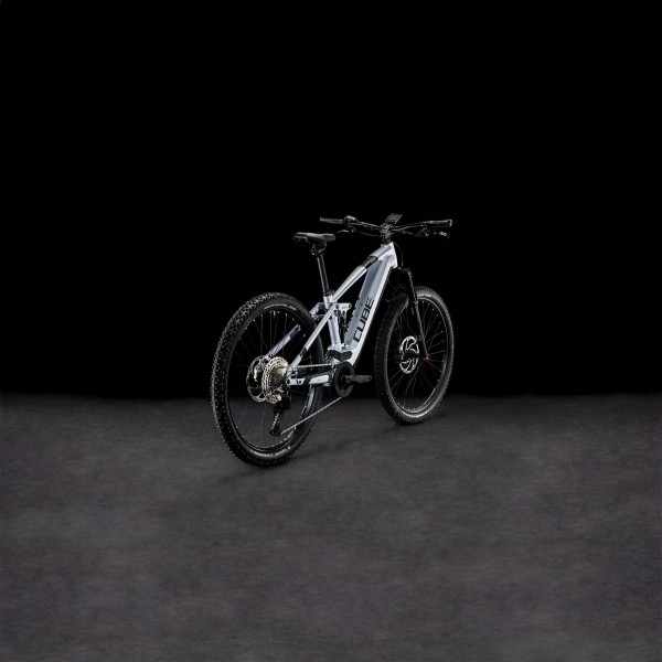 Električno gorsko Kolo CUBE STEREO HYBRID 120 RACE 750 polarsilver'n'black