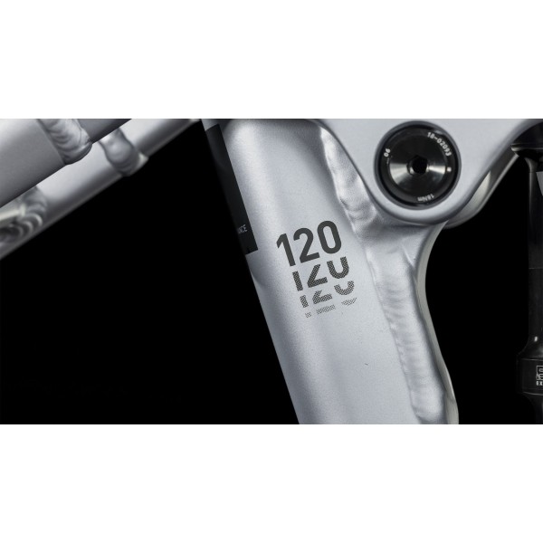 Električno gorsko Kolo CUBE STEREO HYBRID 120 RACE 750 polarsilver'n'black