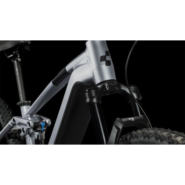 Električno gorsko Kolo CUBE STEREO HYBRID 120 RACE 750 polarsilver'n'black