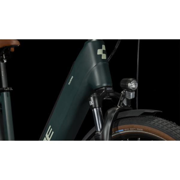Električno Kolo CUBE TOURING HYBRID ONE 625 2024 Easy Entry Darkgreen'n'green
