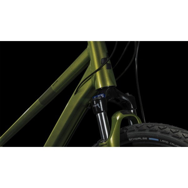 Trekking Kolo CUBE NATURE Trapeze 2024 shinymoss'n'black