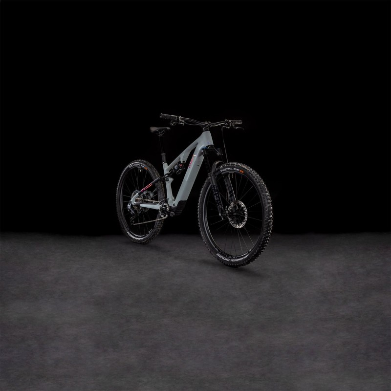 Električno gorsko Kolo CUBE AMS HYBRID ONE44 C:68X TM 400X swampgrey'n'purpleflex