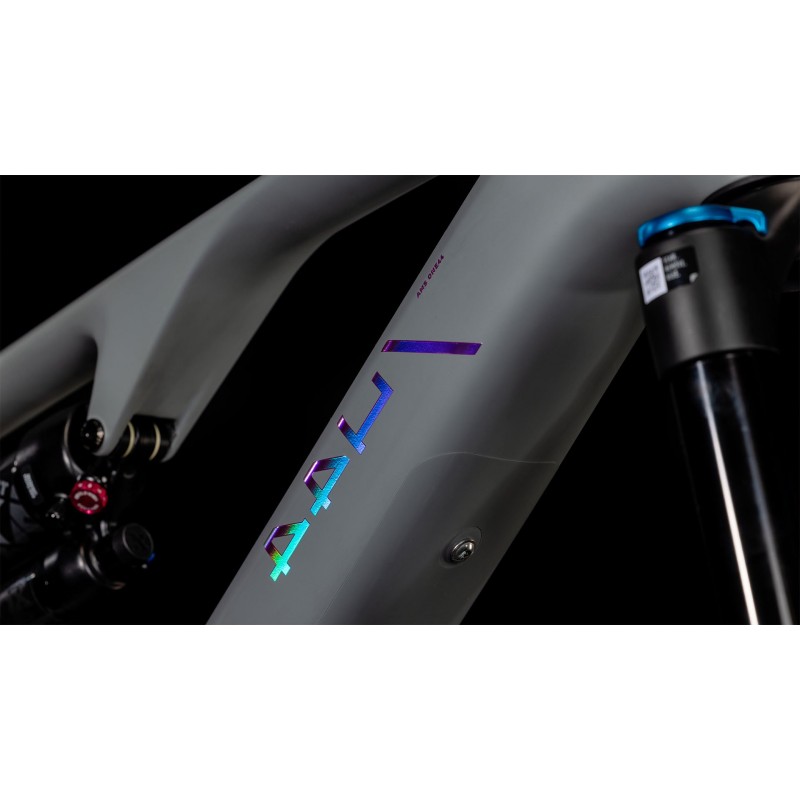 Električno gorsko Kolo CUBE AMS HYBRID ONE44 C:68X TM 400X swampgrey'n'purpleflex