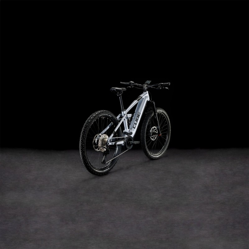 Električno gorsko Kolo CUBE STEREO HYBRID 120 RACE 750 polarsilver'n'black