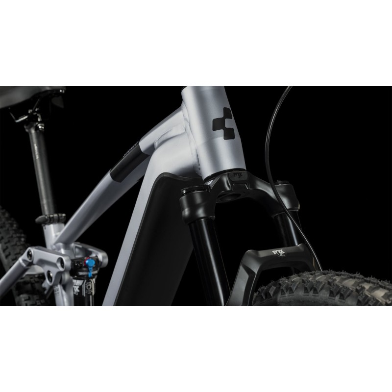 Električno gorsko Kolo CUBE STEREO HYBRID 120 RACE 750 polarsilver'n'black