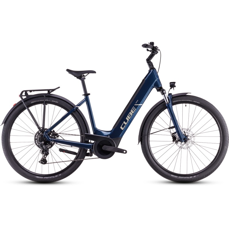 Električno Kolo CUBE TOURING HYBRID ONE 625 2025 Easy Entry deepsea'n'chrome