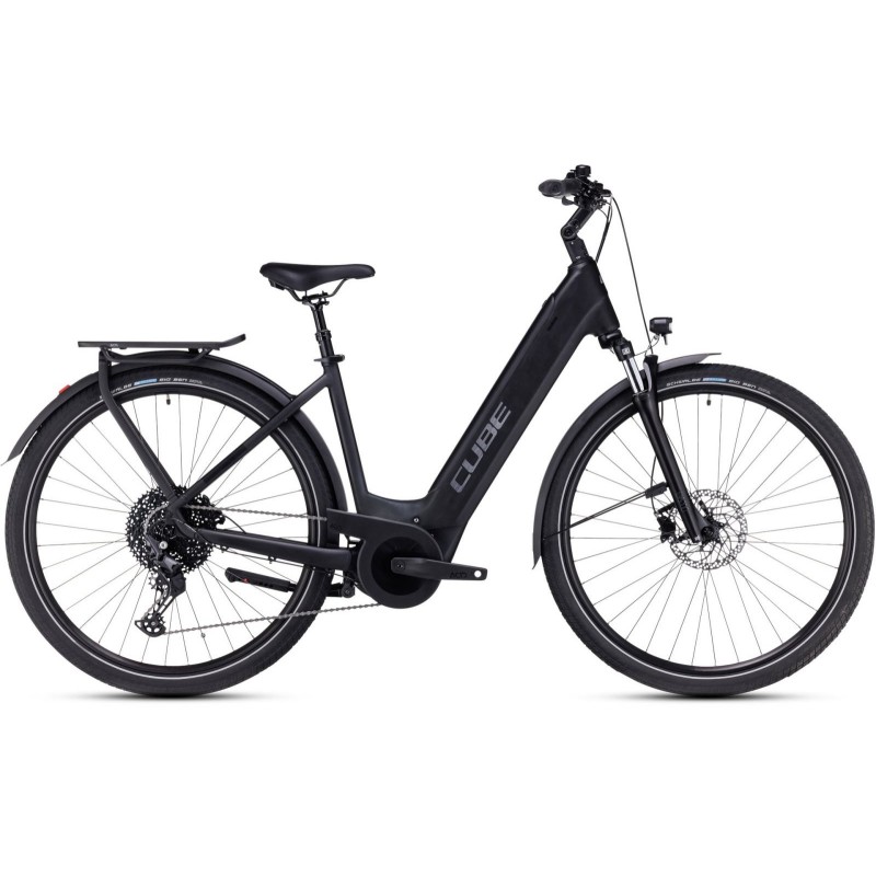 Električno Kolo CUBE TOURING HYBRID PRO 625 2024 Easy Entry black'n'metal