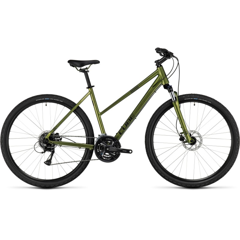 Trekking Kolo CUBE NATURE Trapeze 2024 shinymoss'n'black