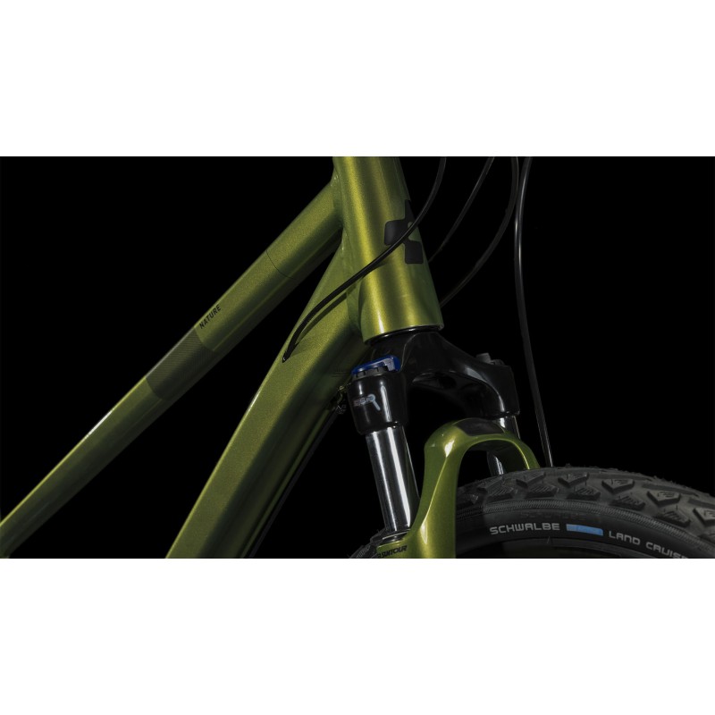 Trekking Kolo CUBE NATURE Trapeze 2024 shinymoss'n'black